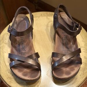 Papillio Copper- BrownCriss-Cross Sandals
